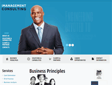 Tablet Screenshot of imanagement-consulting.com